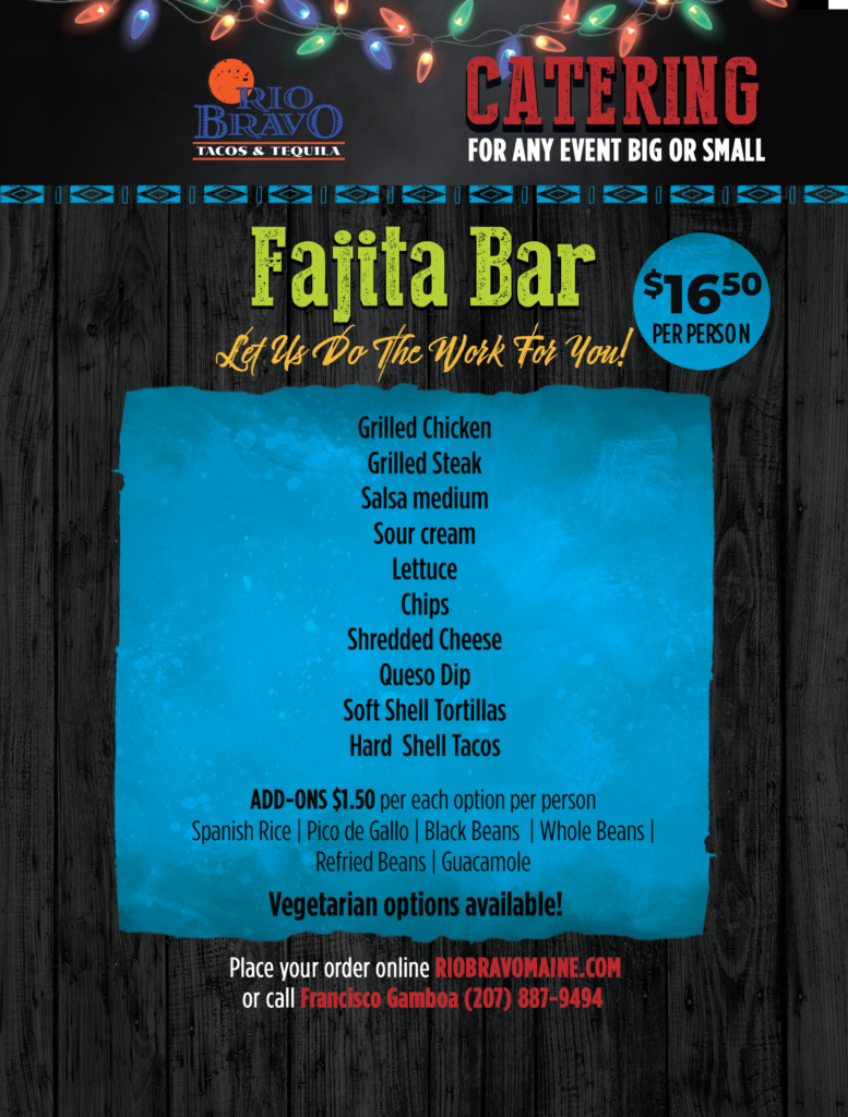 Rio Bravo Tacos & Tequila Catering in Westbrook, ME Rio Bravo