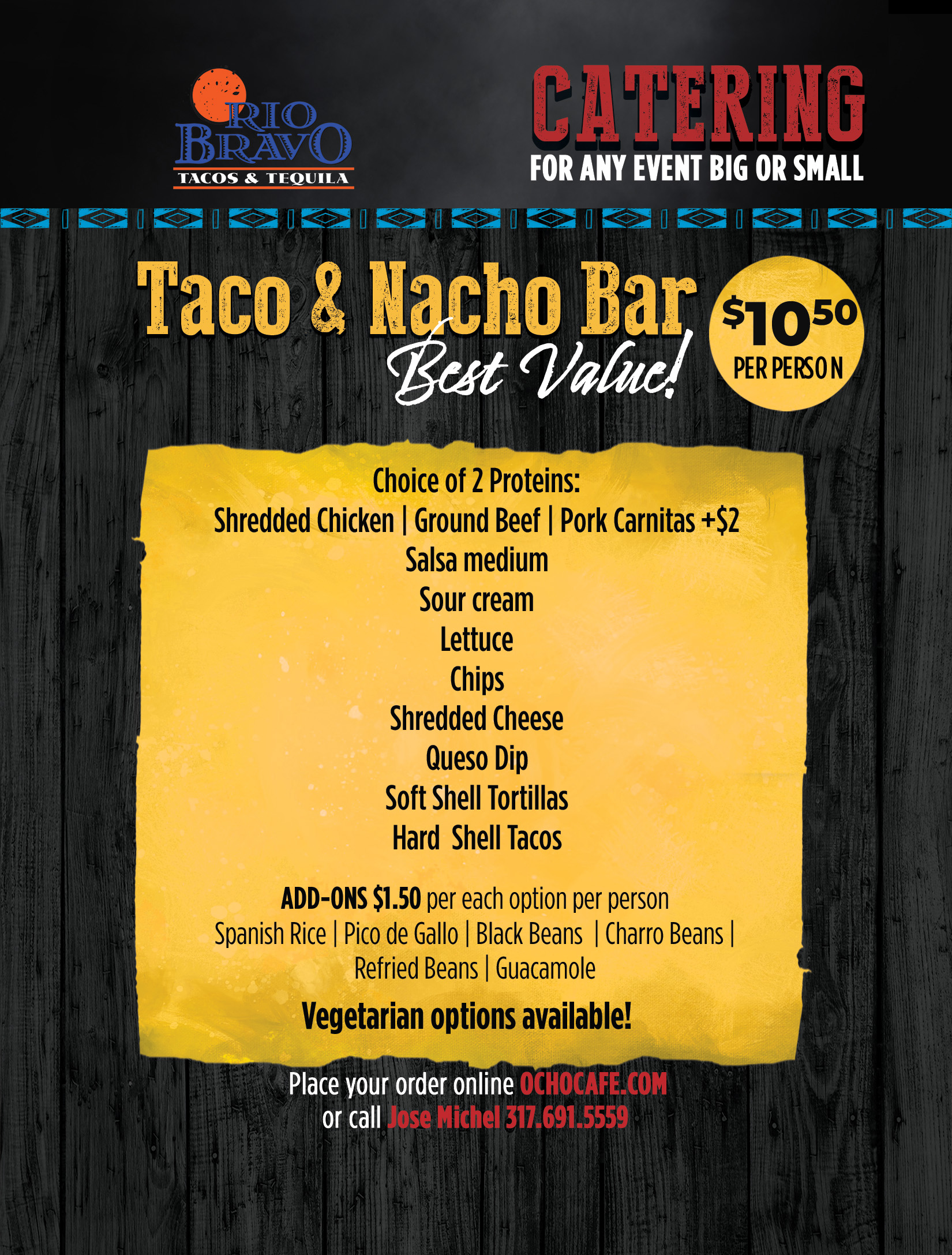 Mexican Food Catering Leominster, MA Rio Bravo